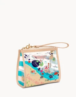 Sea Islands Clear Beach Wristlet