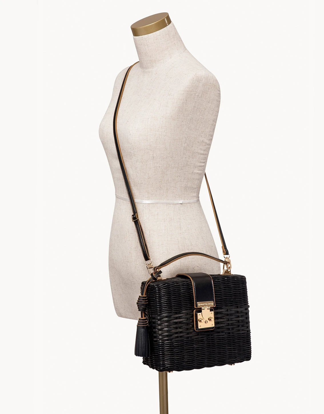 Rattan Box Bag Black 3 Rattan Box Bag Black - Image 3