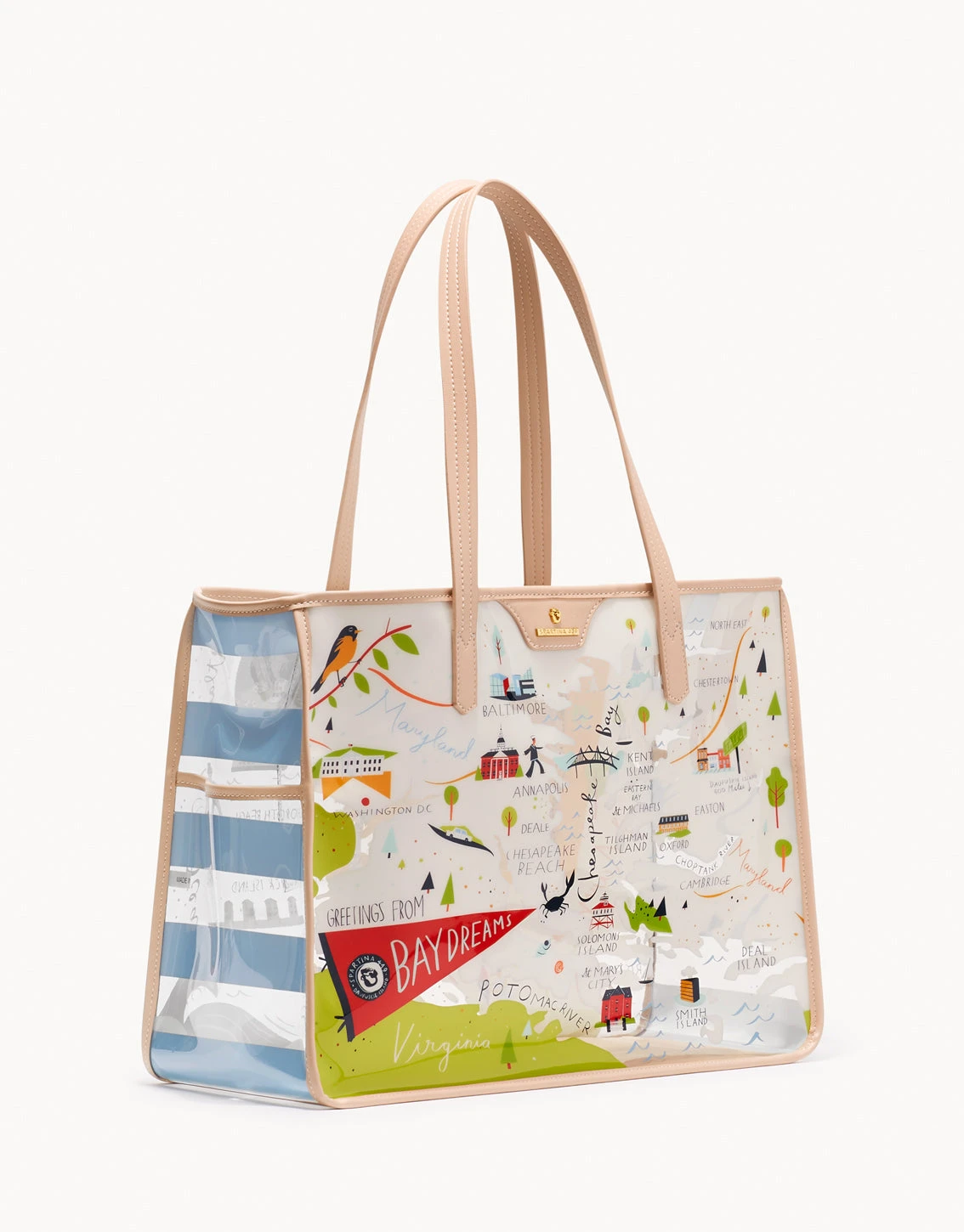 Clear Beach Tote Bay Dreams 1 Clear Beach Tote Bay Dreams