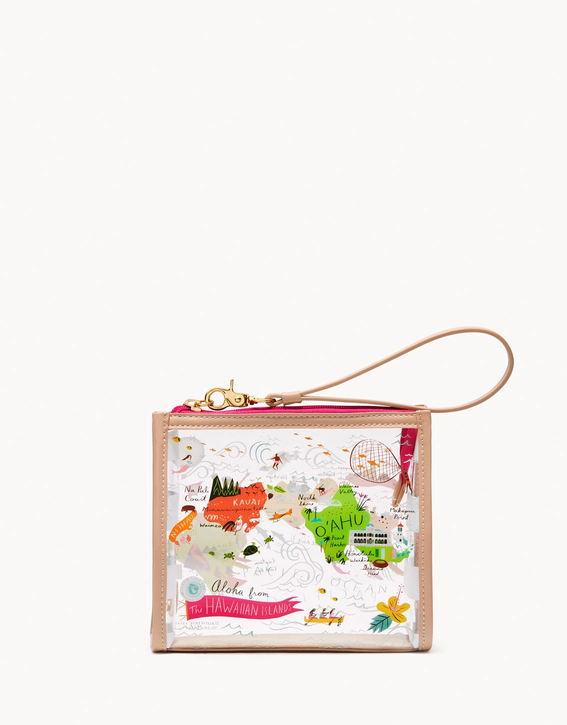 Clear Beach Wristlet Hawaiian Islands 1 Clear Beach Wristlet Hawaiian Islands