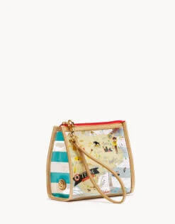 Clear Beach Wristlet Texas