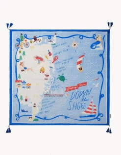 Square Scarf Down The Shore 5 Square Scarf Down The Shore -Spartina Store 675871