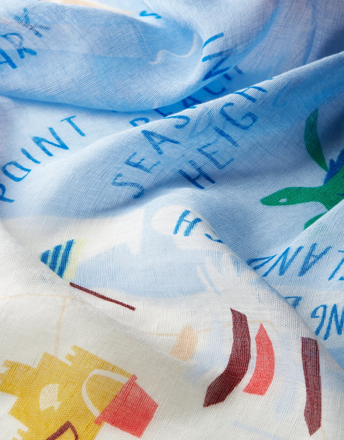 Square Scarf Down The Shore 2 Square Scarf Down The Shore - Image 2