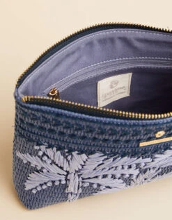 Maci Wristlet Ogeechee Blue Palm 7 Maci Wristlet Ogeechee Blue Palm -Spartina Store 773492i
