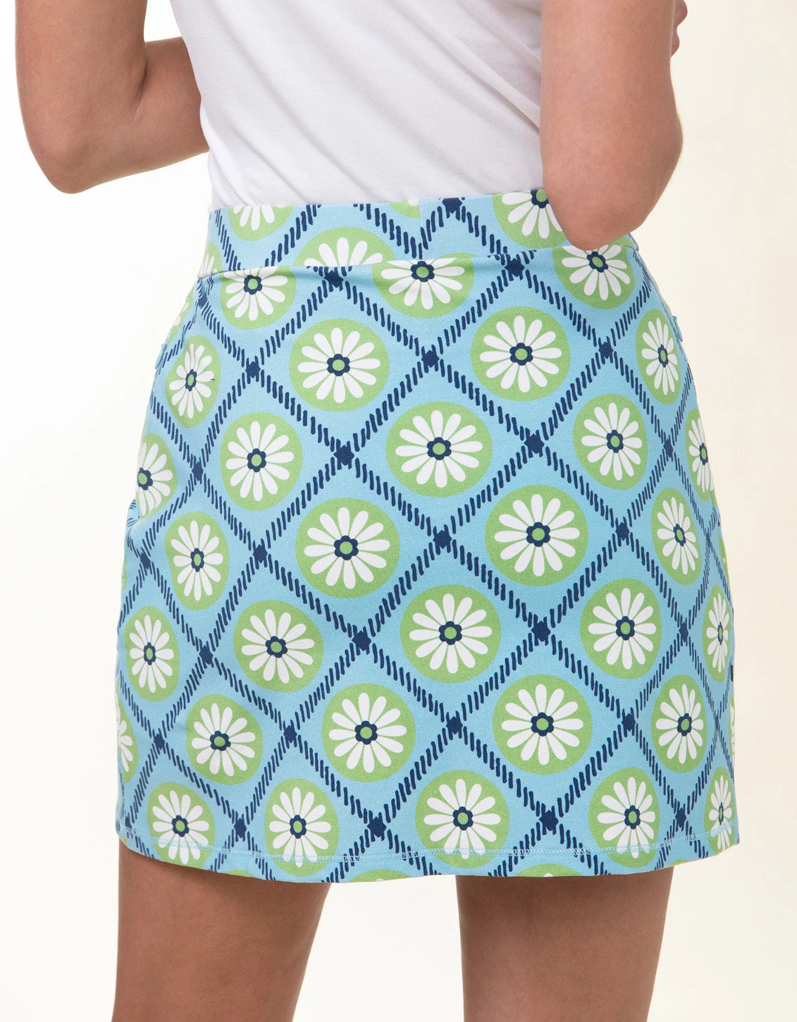 Ruffle Skort Strathy Hall Daisy Geo 3 Ruffle Skort Strathy Hall Daisy Geo - Image 3