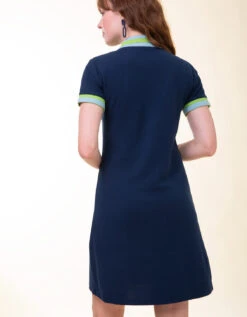 Short Sleeve Serena Pique Dress Midnight Blue 6 Short Sleeve Serena Pique Dress Midnight Blue -Spartina Store 774550c