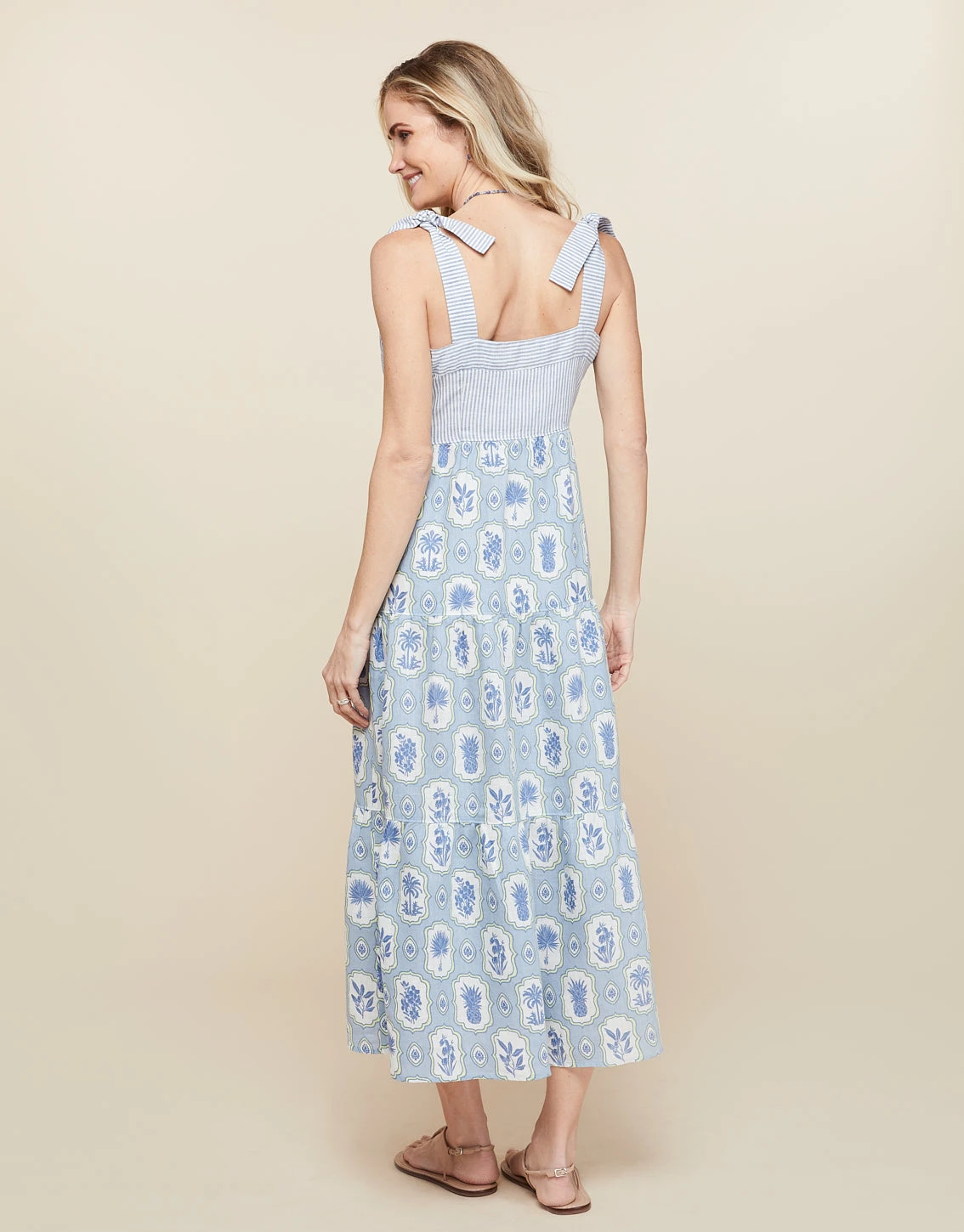 Baylor Dress Oyster Alley Motif 2 Baylor Dress Oyster Alley Motif - Image 2