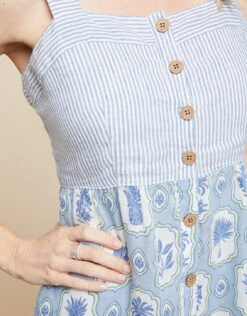 Baylor Dress Oyster Alley Motif 8 Baylor Dress Oyster Alley Motif -Spartina Store 936670c