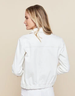 Adler Denim Jacket Pearl White 7 Adler Denim Jacket Pearl White -Spartina Store 939459 a