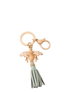 Bee Keychain Sea Salt