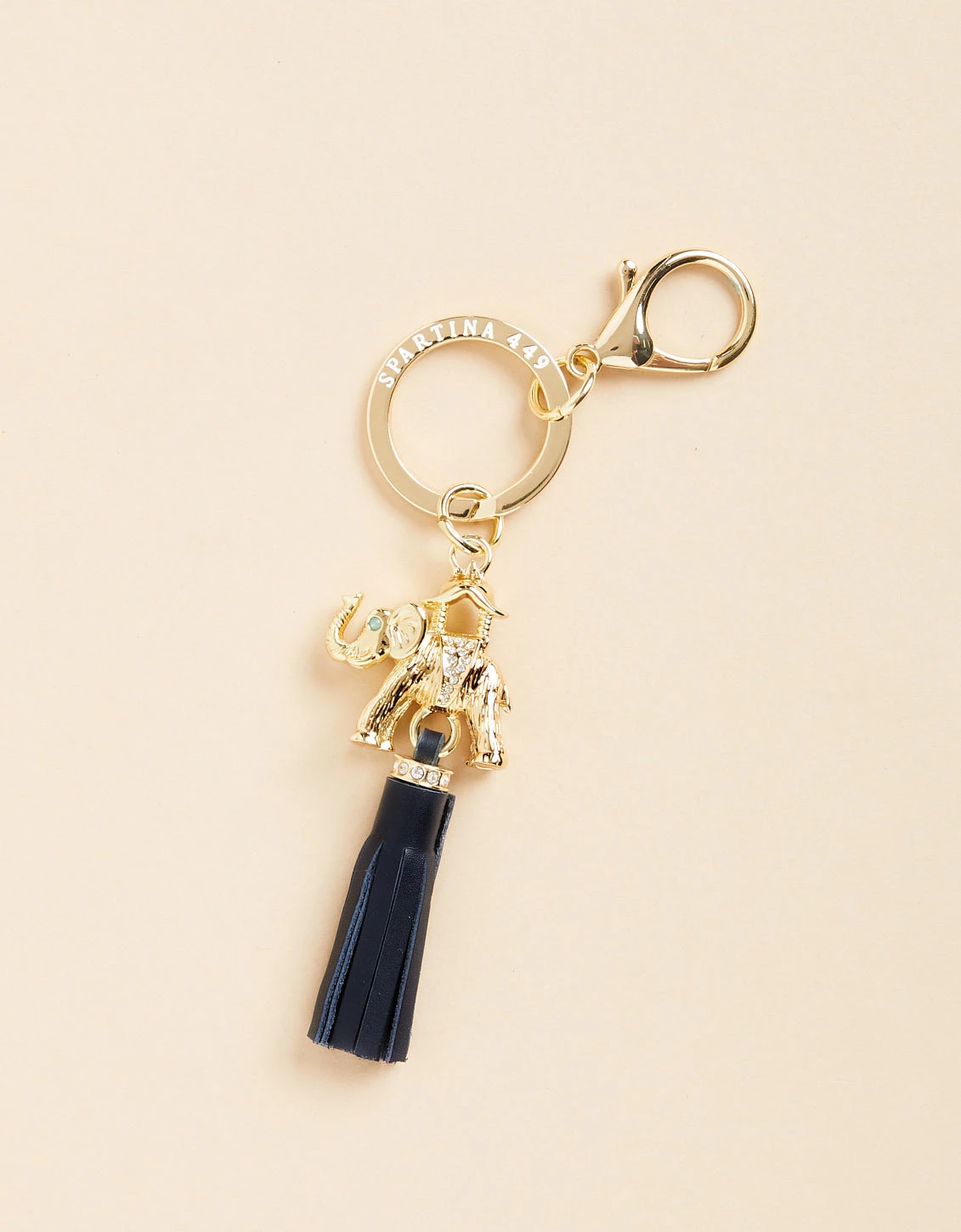 Navy Elephant Keychain 1 Navy Elephant Keychain