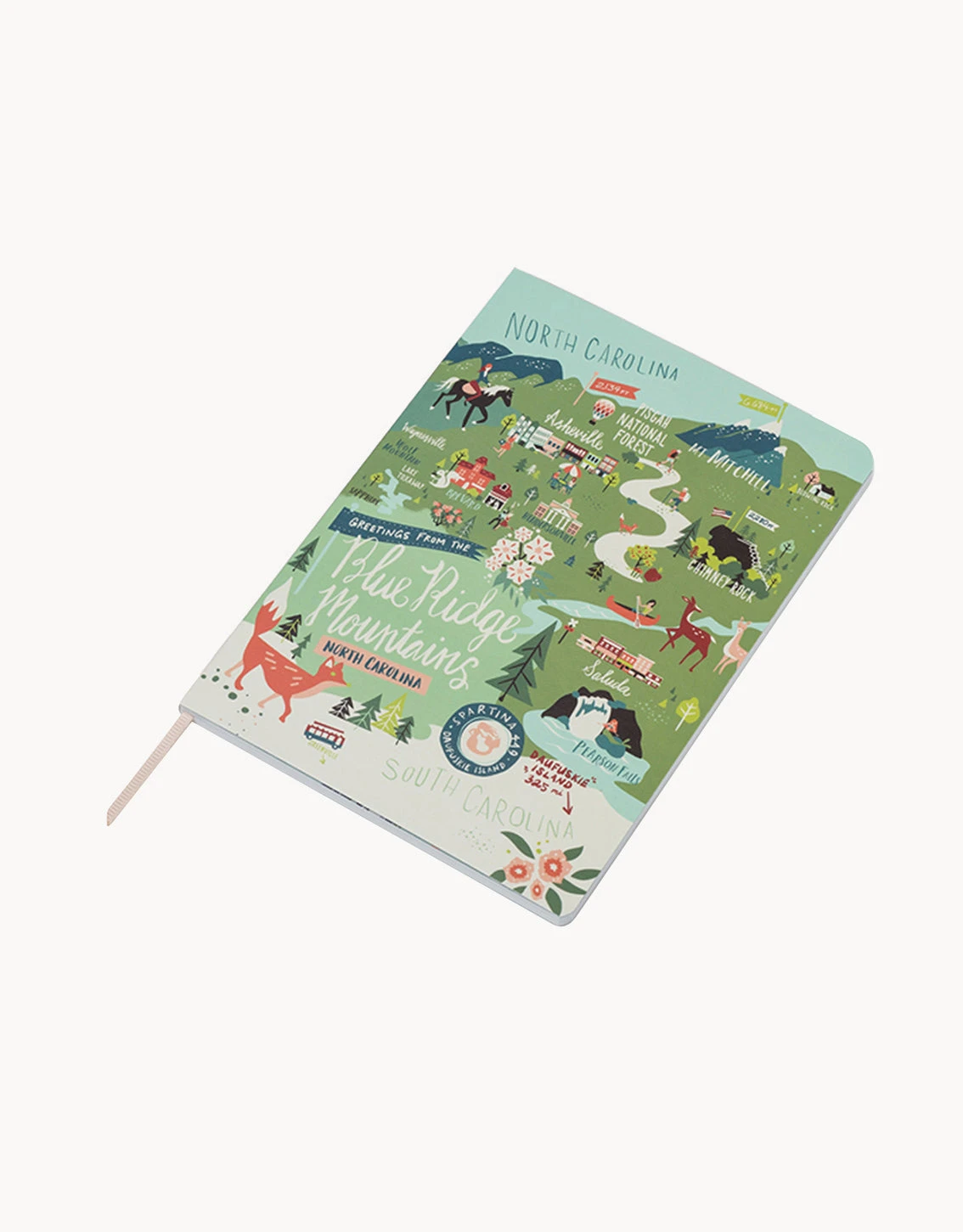 Blue Ridge Mountains Ruled Notebook 2 Blue Ridge Mountains Ruled Notebook - Image 2