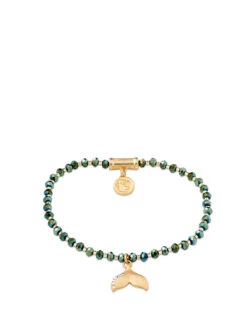 Twinkle Stretch Bracelet Deep Teal/Tail