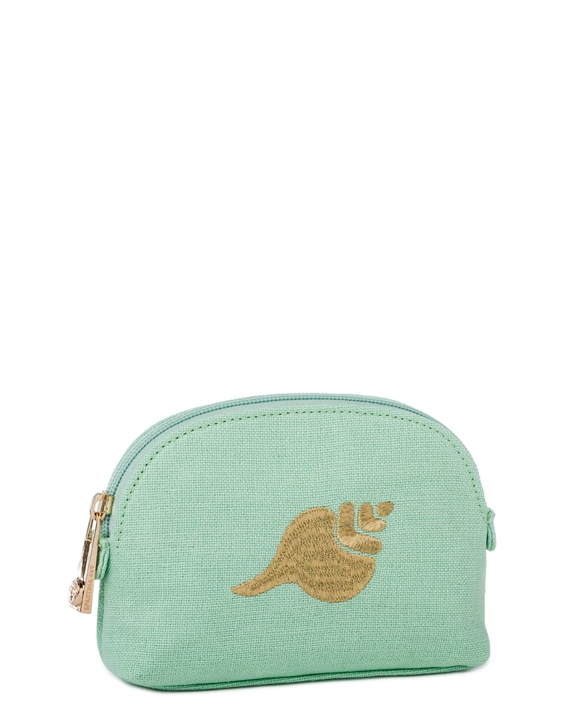 Seafoam Cosmetic Case Small Shell 1 Seafoam Cosmetic Case Small Shell