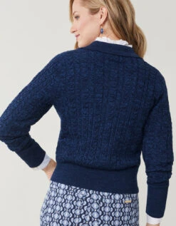 Toni Cardigan Blue Night -Spartina Store 957199c