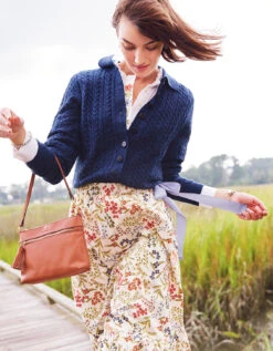 Toni Cardigan Blue Night -Spartina Store 957199o