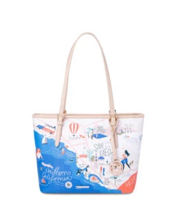 Southern California Small Tote (w/ Zipper)