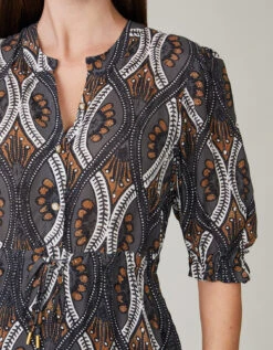 Lynette Midi Dress Harbor River Batik -Spartina Store 957793c