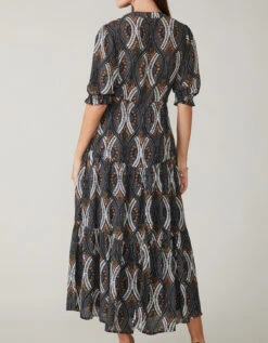 Lynette Midi Dress Harbor River Batik -Spartina Store 957793d