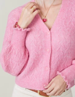 Nadine Cardigan Wild Rose 10 Nadine Cardigan Wild Rose -Spartina Store 957915b