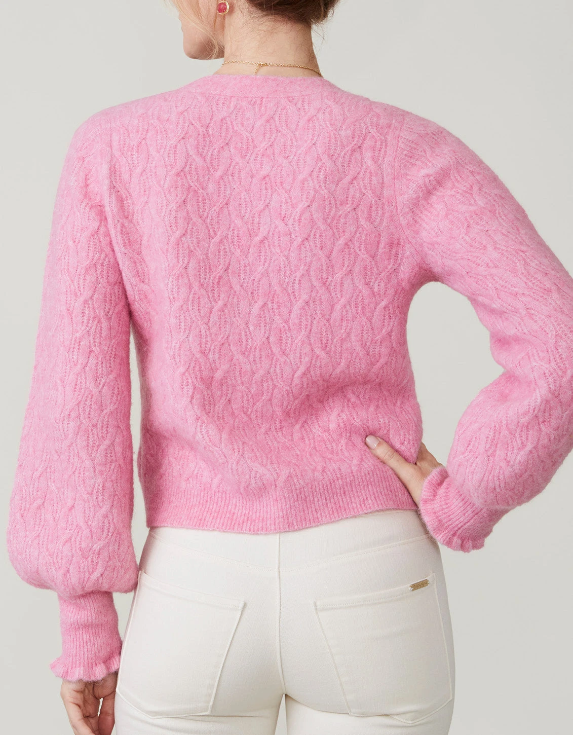 Nadine Cardigan Wild Rose 4 Nadine Cardigan Wild Rose - Image 4