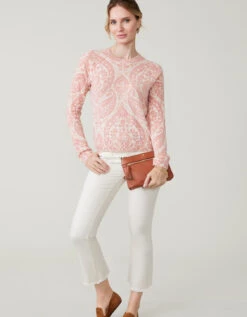 Shelby Pullover Harbor River Damask 12 Shelby Pullover Harbor River Damask -Spartina Store 958035d