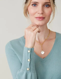 Hayden Cashmere Sweater Blue Storm 6 Hayden Cashmere Sweater Blue Storm -Spartina Store 958394c