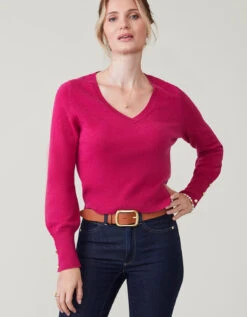 Hayden Cashmere Sweater Sangria 9 Hayden Cashmere Sweater Sangria -Spartina Store 958455b