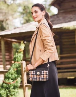 Nora Half-Zip Midi Dress Black -Spartina Store 958752n