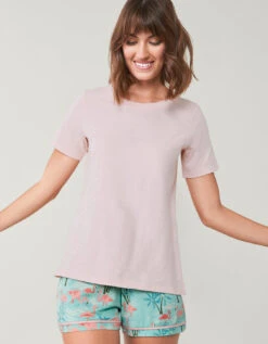 Sea Breeze Slub Tee Strawberry Cream 10 Sea Breeze Slub Tee Strawberry Cream -Spartina Store 959117