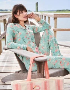 Pajama Top Flamingos -Spartina Store 959353g