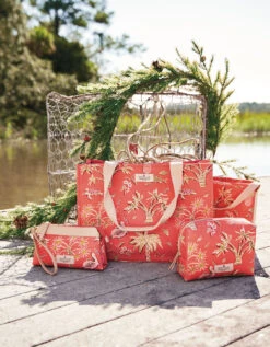 Double Wine Caddy Lowcountry Fauna Red -Spartina Store 959735m