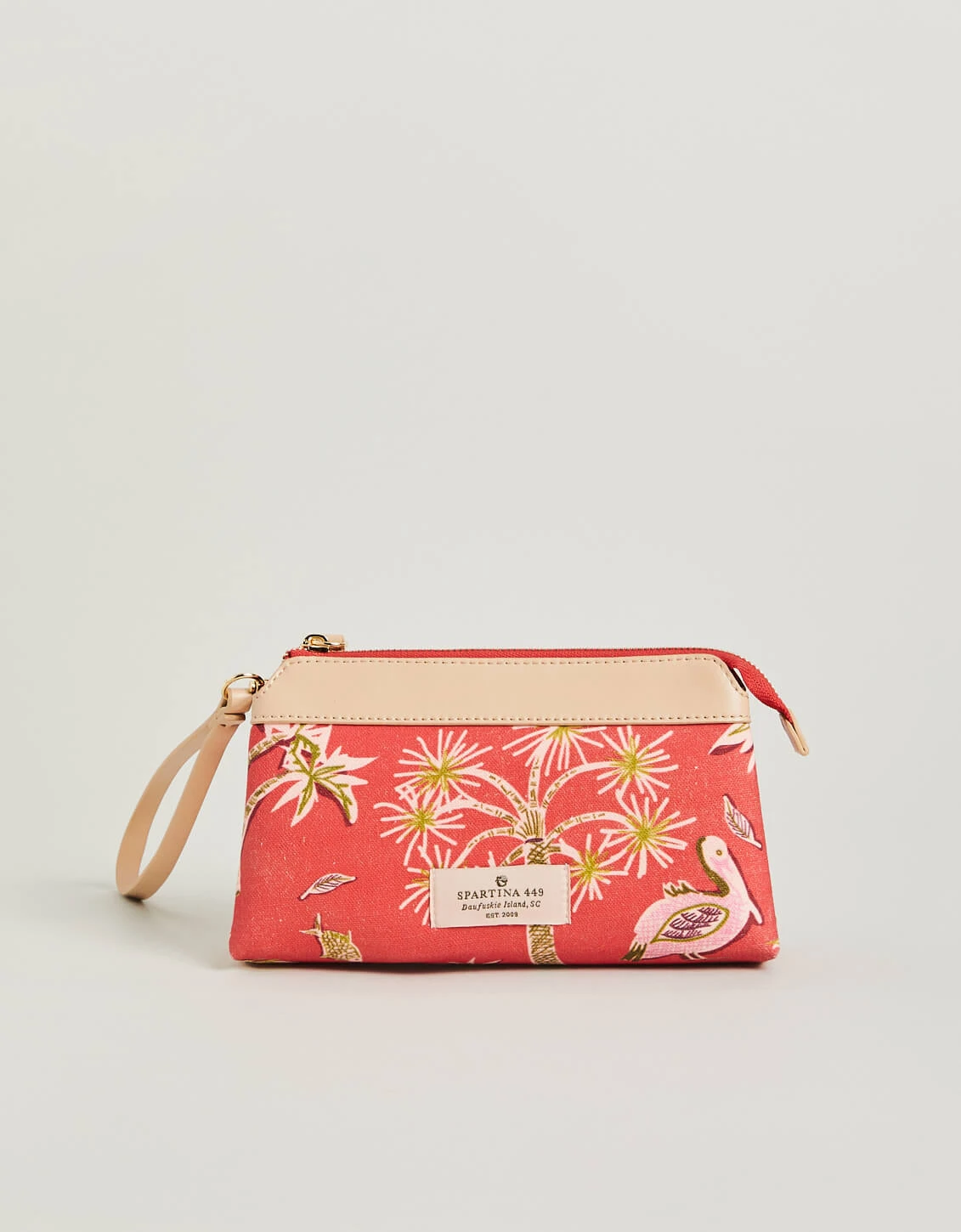 Emma Wristlet Lowcountry Fauna Red 1 Emma Wristlet Lowcountry Fauna Red
