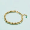 Chunky May River Bracelet Gold 7.25-8"