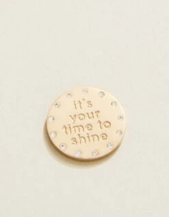 Mini Gem Locket Note It's Your Time To Shine