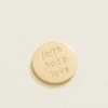 Mini Locket Note Faith Hope Love