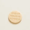 Mini Locket Note Dream Believe Achieve