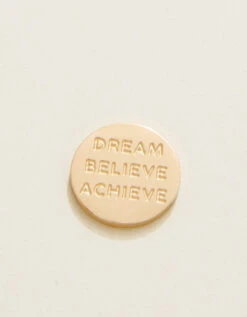 Mini Locket Note Dream Believe Achieve