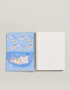 Hilton Head Ruled Notebook 6.5x8.5 -Spartina Store 960212c