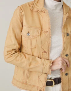 Natalie Jacket Chamois Cloud 10 Natalie Jacket Chamois Cloud -Spartina Store 960373b