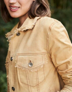 Natalie Jacket Chamois Cloud 13 Natalie Jacket Chamois Cloud -Spartina Store 960373n