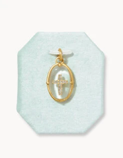 Faithful Cross Charm