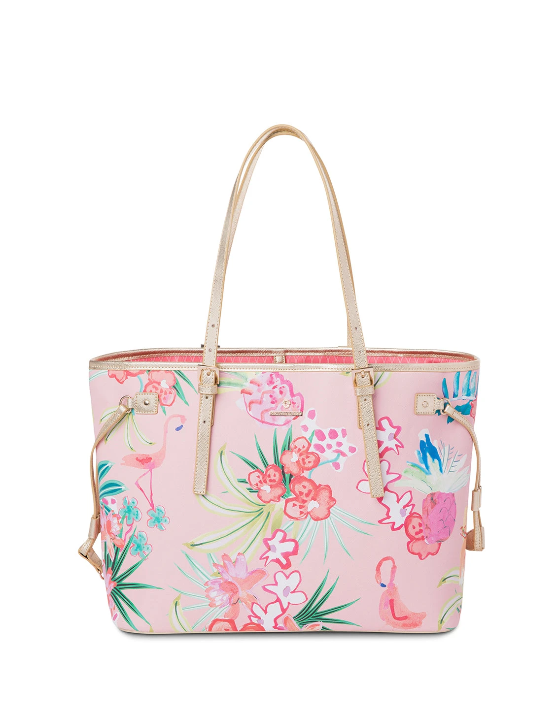 Retreat Jetsetter Tote Flamingo Floral 1 Retreat Jetsetter Tote Flamingo Floral