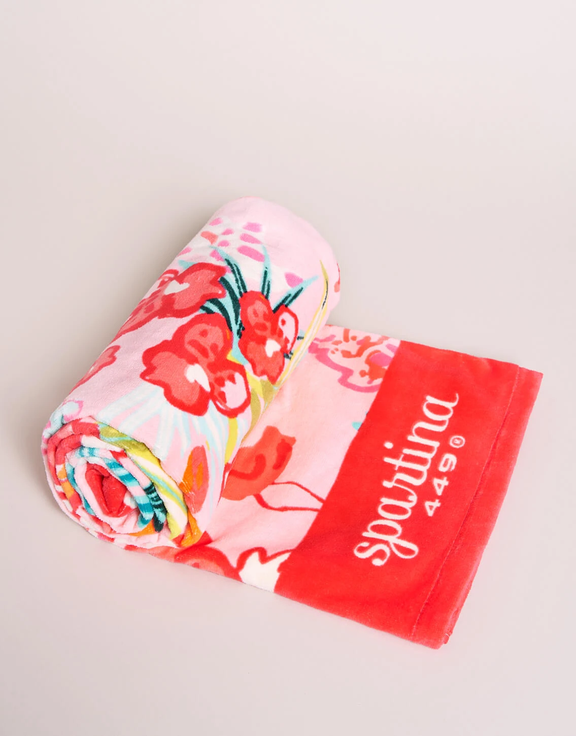 Retreat Beach Towel Flamingo Floral 2 Retreat Beach Towel Flamingo Floral - Image 2