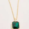 Grand Chateau Necklace 18" Dark Green