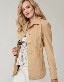 Kay Suede Jacket Chamois 12 Kay Suede Jacket Chamois -Spartina Store 960748e