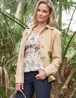 Kay Suede Jacket Chamois 13 Kay Suede Jacket Chamois -Spartina Store 960748n