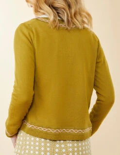 Taryn Embroidered Cardigan Bronze Palm 13 Taryn Embroidered Cardigan Bronze Palm -Spartina Store 960892f