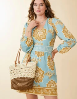 Diane Jersey Dress Calm Waters Medallion 9 Diane Jersey Dress Calm Waters Medallion -Spartina Store 961240d