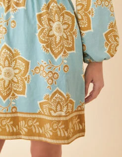 Diane Jersey Dress Calm Waters Medallion 7 Diane Jersey Dress Calm Waters Medallion -Spartina Store 961240e